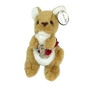 Curto Kangaroo and Joey Mama and Baby Plush Stuffed Toy Tanger Outlets 8 inch
